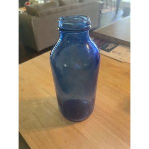 Vintage Cobalt Bromo Seltzer Bottle Emerson Drug Company